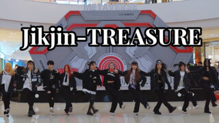 【TREASURE】谁说yg没有刀群舞？盒粉激情翻跳Jikjin+Hello！路人都忍不住应援