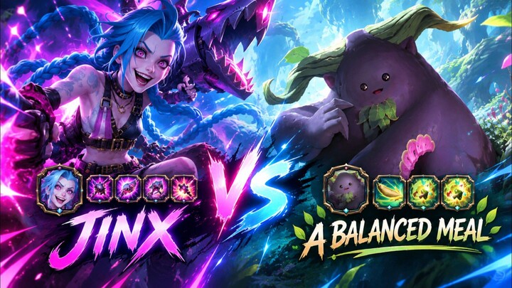 JINX VS A BALANCED MEAL. LEGENDS OF RUNTERA