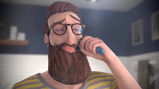 电吹风起泡胶剃须刀齐活！胡子大仙的日子不太好过……：幽默短片《Behind the Beard》