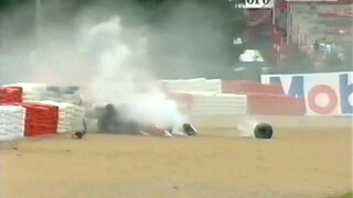 Jacques Villeneuve 1998 Belgium gp qualifying crash