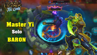 Liên Minh _ Tốc Chiến _ Master Yi Full Đồ Solo Với Baron Ở Phiên Bản Mobile _ Và Cái Kết