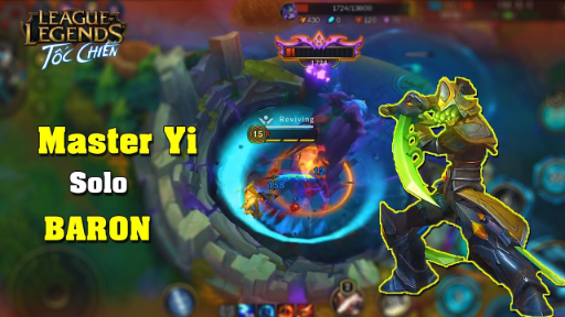 Liên Minh _ Tốc Chiến _ Master Yi Full Đồ Solo Với Baron Ở Phiên Bản Mobile _ Và Cái Kết