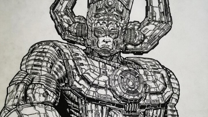 Setelah dua bulan pengerjaan, gambar tangan murni Planet Eater akhirnya selesai!