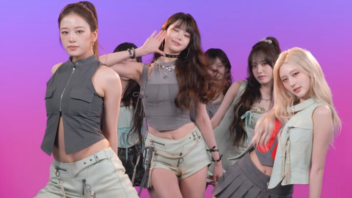 IVE members perform "XOXZ" dance relay