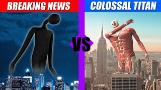 Breaking News vs Colossal Titan | SPORE