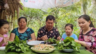 Hủ Tiếu Xào Tép Chấm Mắm Chua Trúng Mánh Ngày Đổ Lú| TKQ & Family T703