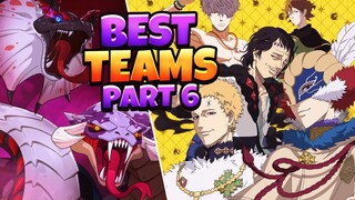 4 TEAMS TO BEAT PART 6 PLAITCHIDNA RAID ON AUTO! (Best Teams to Beat Raid) | Black Clover Mobile
