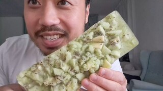ASMR Kiwi Ice Cream Bar 🍡🍨🧊🥝 - Eating Sounds