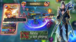 2 MINUTES MANIAC BY TOP GLOBAL FANNY | I TRIED MY BEST CARRYING MY TEAM MATE | MLBB