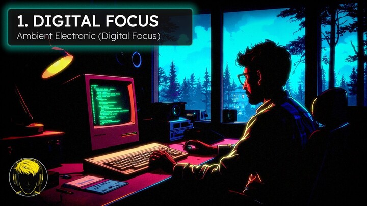 ⌨️ Digital Focus - Vibe Coding Music - Productivity Music For Work And Focus | BitFrequencies