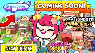 ADA AIRPORT & RUANG KEPALA SEKOLAH DI NEXT UPDATE ‼️| AVATAR WORLD | PAZU