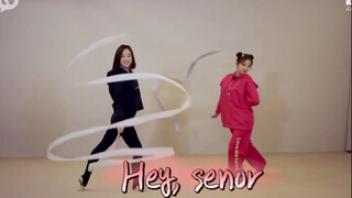 宋雨琦X孙妍在体操女神版Senorita，老师很漂亮啊 Learnway Ep15cut【(G)I-DLE】