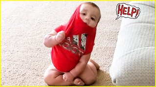 Best FUNNY BABIES Stuck Fails Compilation | Hilarious Fails