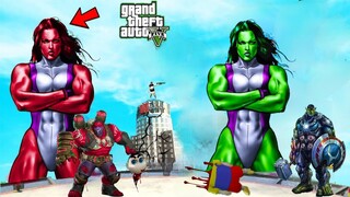 GTA 5 $1 She HULK to $1,000,000,000 She  HULK in GTA 5