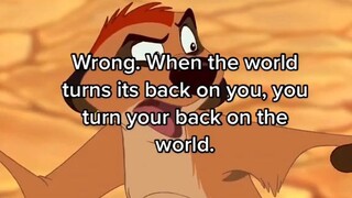 Disney life lesson