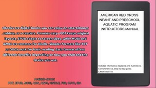 AMERICAN RED CROSS INFANT AND PRESCHOOL AQUATIC PROGRAM INSTRUCTORS MANUAL