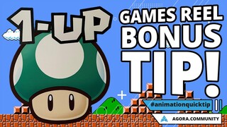 ⚡ Animation Quicktip | Game Reel Bonus Tip!