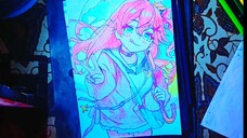 menggambar menggunakan warna! 😁😁😁 (speed drawing)
