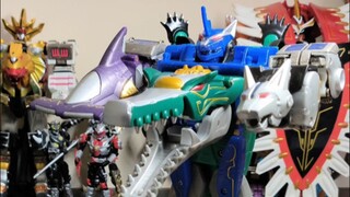 【玩具分享】百兽战队牙吠鳄鱼改造分享——天地震撼野兽龙卷风