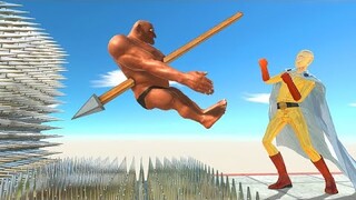 Try to Attack Saitama - Animal Revolt Battle Simulator