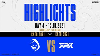 Highlights RGE vs FPX [Vòng Bảng][CKTG 2021][Ngày 4][15.10.2021]