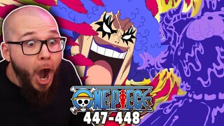 IVAN vs MAGELLAN! | ONE PIECE Ep 447-448 REACTION