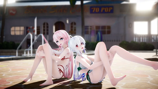 MMD จูบฉัน ฉันรักเธอ SSR Haku / Luka (การทดสอบแผนที่ปกติ)