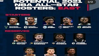 Potential Roster NBA All-Star 2021 East!