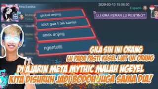 KALIAN PASTI KESAL LIAT PLAYER KEK GINI!! DI AJARIN META SUPPORT MALAH NGAMBEK!!