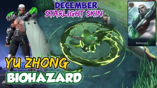 DECEMBER STARLIGHT SKIN | YU ZHONG BIOHAZARD MOBILE LEGENDS