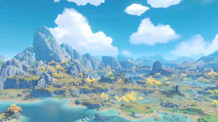 [Genshin Impact / Landscape Mixed Cut / 60 Frames] This is all my original intentions and love, the way the world looks - Landscape Mixed Cut of the 1st Anniversary of Mond Liyue