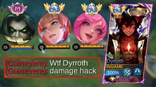 GLOBAL DYRROTH GUIDE TO BEAT ANNOYING META HERO! (BEST DAMAGE BUILD 2024) MLBB