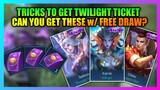 How To Get Twilight Ticket(Advanced) in Mobile Legends | What Can You Get in Party Box Event