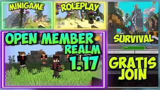 Open Member Realm MCPE 1.17 || Mirip Viva SMP?? ada Roleplaynya!! || Minecraft