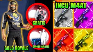 🔥 FREE FIRE!! BOCORAN EVENT GRATISAN, M4A1 INCUBATOR, GOLD ROYALE, SKIN GRATIS, BUNDLE GRATIS