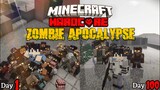 100 Hari Di Minecraft Tapi Zombie Apocalypse Dan Inilah Yang Terjadi !!