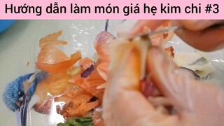 Hướng dẫn làm món giá hẹ kim chi #3