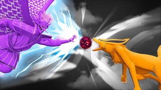 ATIVEI O SUSANOO PERFEITO CONTRA A KURAMA (Bijuu de 9 Caudas) - Naruto