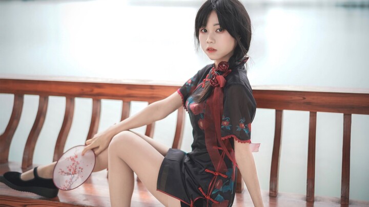 สาวชุดกี่เพ้าสไตล์จีน｜ย้อนอดีต~