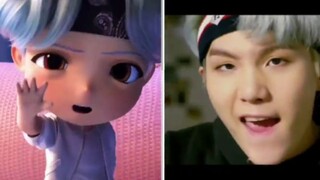 【对比版】BTS 《Mic Drop》VS TinyTAN 《Magic Door》