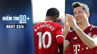 Điểm tin 90+ ngày 23/4 | Rashford chốt tương lai; Chủ tịch Barca tiết lộ về Lewandowski