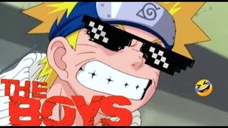 THE BOYS MEME | naruto thug life kakashi funny moment #kakashi #theboysmeme #viralvideo #trending