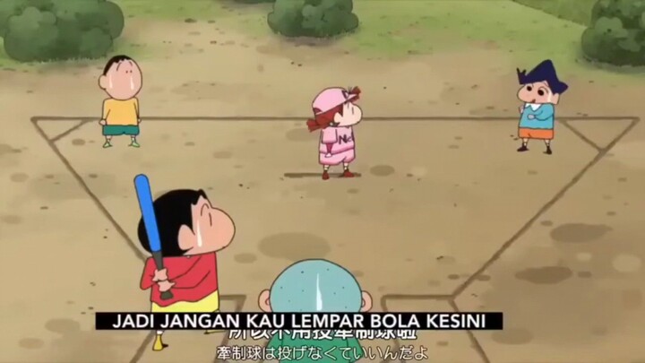 Crayon Shinchan - Baseball Cinta Segitiga (Sub Indo)