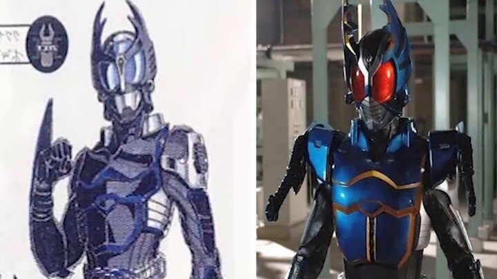[Heisei Kamen Rider Series] · Comparison of the initial and final design of the characters!!!