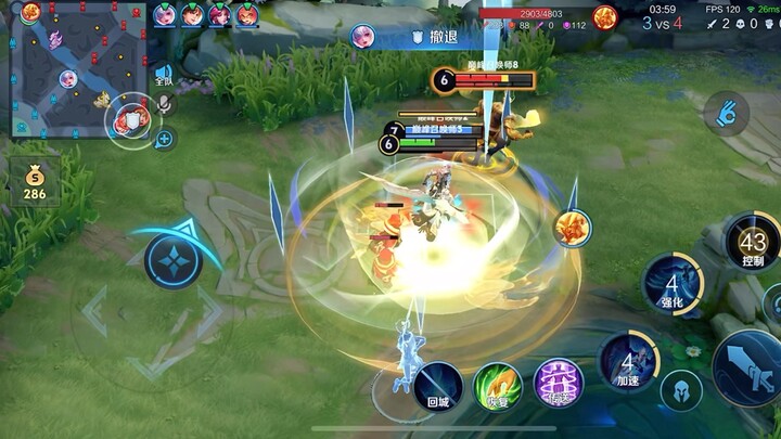 Haki Chicken in the Top Lane Got Played by His Teammates #HonorOfKings #YunZhongJun #TopLane #SoBadY