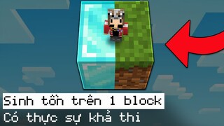 Bí Ẩn Thử Thách Sinh Tồn 1 Block Trong Minecraft Liệu Có Khả Thi