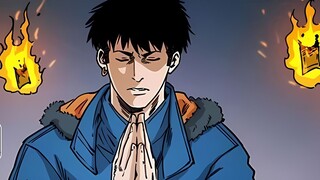 The old man hadn't eaten for three days and he spilled the food on the ground