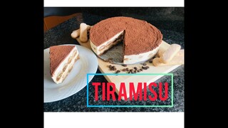 TIRAMISU RECIPE without MASCARPONE CHEESE easy to make and so Yummy