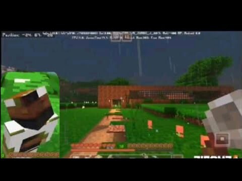 Minecraft thế giới động vật #2: xây chuồng voi và tìm đc người ngoài hành tinh