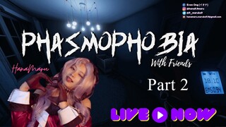 190123 HORROR GAME COLLAB | PHASMOPHOBIA PART 2【Hanamaru華咲 丸子】